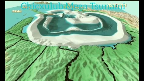 chicxulub mega tsunami|mega tsunami simulator.